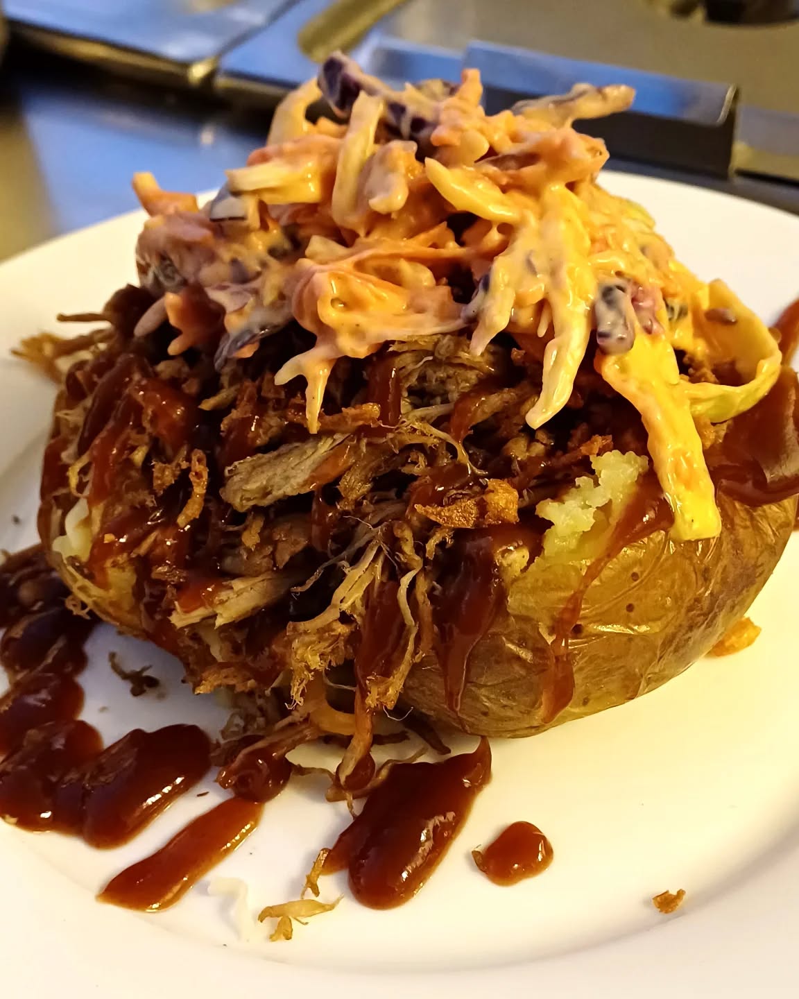 Slow Cooked Pulled Pork Loaded Jacket